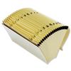 5 Star Economy Expanding File with Flap 19 Pockets A-Z Foolscap Cream