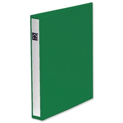 5 Star Presentation Ring Binder PVC 4 D-Ring 25mm Size A4 Green [Pack 5 ]