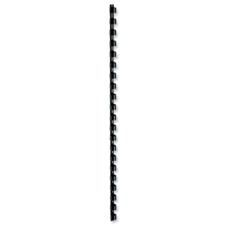 5 Star Binding Combs Plastic 21 Ring 75 Sheets A4 10mm Black [Pack 100]