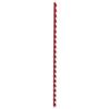 5 Star Binding Combs Plastic 21 Ring 75 Sheets A4 10mm Red [Pack 100]