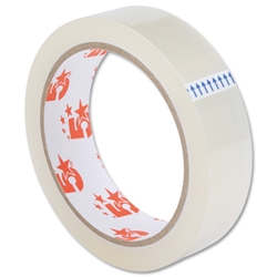 5 Star Clear Tape Roll Large Easy-tear Polypropylene 40 Microns 24mm x 66m