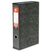 5 Star Box Files Lock Spring 75mm Spine Foolscap Grey Pack 1 - 333301