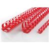 GBC Binding Combs 21 Ring 45 Sheets A4 8mm Red [Pack 100] - 4028214