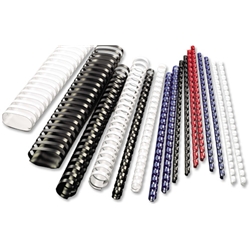 GBC Binding Combs Plastic 21 Ring 225 Sheets A4 25mm Blue Ref 4028242 [Pack 50]