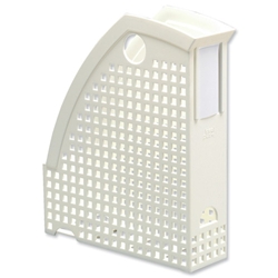 Durable Trend Magazine Rack Plastic White Ref 1701625010
