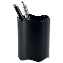 Durable Vivid Pen Pot Plastic Black Ref 1701235060
