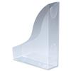 Durable Radiance Magazine Rack Plastic with Thumb Hole Clear Ref 1701711400