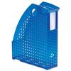 Durable Trend Magazine Rack Plastic Translucent Blue Ref 1701625540 Durable Trend Magazine Rack Plastic Translucent Blue Ref 1701625540
