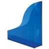Durable Radiance Magazine Rack Plastic with Thumb Hole Translucent Blue Ref 1701712540