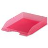 Durable Radiance Letter Tray Plastic A4 - C4 Translucent Pink Ref 1701673008