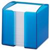 Durable Radiance Radiance Noteholder Plastic with 90x90mm Notes Translucent Blue Ref 1701682540