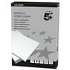 5 Star Premier Copier Paper Smooth 80gsm A3 High White [Ream]