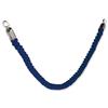 Vermes Classic Velour Rope Blue with Stainless - RS-CLRP-CH-Blue