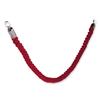 Vermes Classic Velour Rope Red with Stainless Steel - RS-CLRP-CH-Red