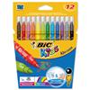 Bic Kids Couleur Felt Tip Pens Ultra-washable Water-based Medium Tip A