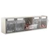Barton Storage Clearbox No5 Container Unit Grey with 5 Clear - 051382