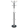 Hat and Coat Stand Chrome Tubular Steel with Umbrella Holder 8 Pegs 5