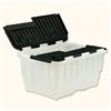 Strata Storage Box Duracrate Crate Plastic 40 [Pack 5] - HW390BLK