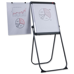 Nobo Executive Scirocco Flipchart Swivel Easel with Extending Display Arms H100-1750mm Ref 33033688 - Item image