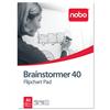Nobo Brainstormer Flipchart Pad Perforated 40 Sheets A1 Feint Lined Re