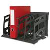 Book Rack Horizontal or Vertical 5 Compartments A4 Black