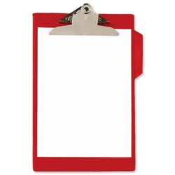 Rapesco Clipboard PVC-finish Heavy-duty A4 Red Ref 0490