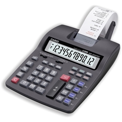 Casio Calculator Printing Euro Tax Mains-power 12 Digit 2.4 Lines/sec 199x249x72mm Ref HR200TEC