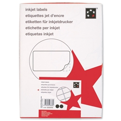 5 Star Addressing Labels Inkjet 8 per Sheet 99.1x67.7mm White [320 Labels]