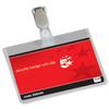 5 Star Security Badges with Plastic Clip Landscape 60x90mm [Pack 25]
