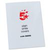 5 Star Binding Covers 250gsm Plain A4 Gloss White [Box 100] - 356505