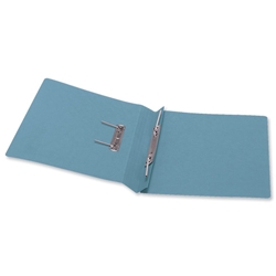 5 Star Spring Files Office Transfer 315gsm 38mm Foolscap Blue [Pack 50]