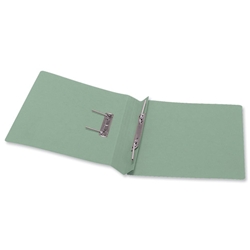 5 Star Transfer Spring File 315gsm 38mm Foolscap Green [Pack 50]