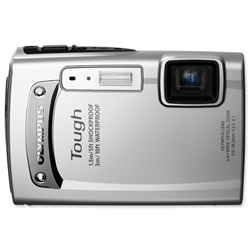 Olympus TG310 Digital Camera LCD 2.7in 3.6x Optical Zoom 14MP Silver Ref TG310 - Item image