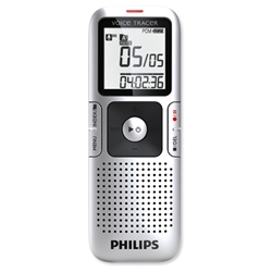 Philips LFH0655 Digital Voice Tracer USB MP3 Mono 2GB Memory Records 566Hrs SLP Ref LFH0655
