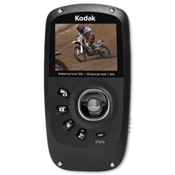 Kodak Playsport Pocket Camcorder HD 128MB Memory USB 4x Digital Zoom Ref ZX5