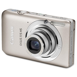 Canon IXUS 115 Digital Camera 12.1MP 4x Digital Zoom 3in LCD Silver Ref 4929B007AA