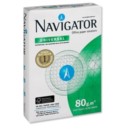 Navigator Universal Paper Multifunctional Ream-Wrapped 80gsm A3 White Ref NUN0800037 [500 Sheets]