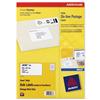 Avery Smartstamp Labels Inkjet Bulk 20 per Sheet 69x38mm J5101-25