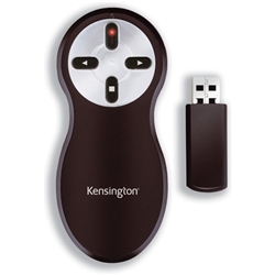 Kensington Remote Control for Presentations Wireless USB Receiver Range 20m Ref 33374EU