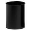 Durable Bin Round Metal Capacity D260xH315mm 15 Litres Black - 3301/01