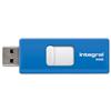 Integral Slide Flash Drive USB 2.0 Retractable 8GB - INFD8GBSLDBL