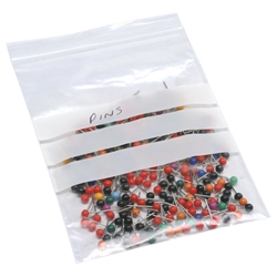 Ambassador Write-On Grip Seal Polythene Bags Resealable 102x140mm Ref GA-125 [Pack 1000]