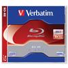 Verbatim Blu-ray BD-RE Rewritable Disk Cased Speed 1-2X 25GB Ref 43615 [Pack 5]