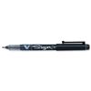Pilot Sign Pen Liquid Ink Soft Medium 2.0mm Tip 0.6mm Line Black Ref SWVSP01 [Pack 12]