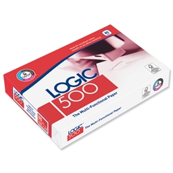 Logic 500 Paper Multipurpose 80gsm A3 White Ref BP-107741H [1 Ream] - Item image