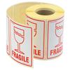Parcel Labels Fragile 108x79mm on Roll Diameter 210mm [500 Labels]