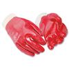 Portwest PVC Knitted Wrist Gloves Cotton & PVC EN420-EN388 - A400MED