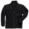 Portwest Heavy Fleece Jacket Polyester Zipped-pockets - F400BLKXLGE