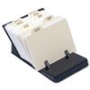 Mini Card File with 150 x A7 Cards and A-Z Index Black