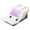 Business Card File 50 Sleeves and A-Z Index Black